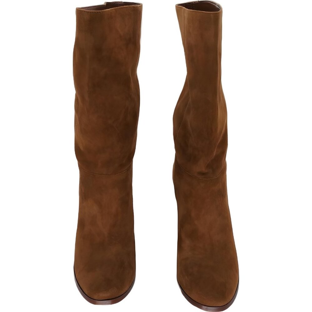 Lauren Ralph Lauren Artizan Chestnut Brown Tall Dress Boots Women's US 6M - Picture 5 of 6